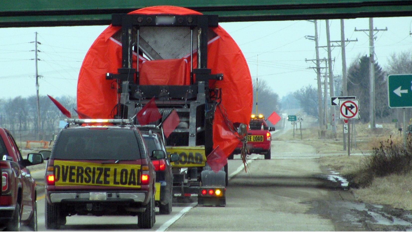 Standard Restrictions for Oversize and Overweight Loads State Tractor Trucking Equipment